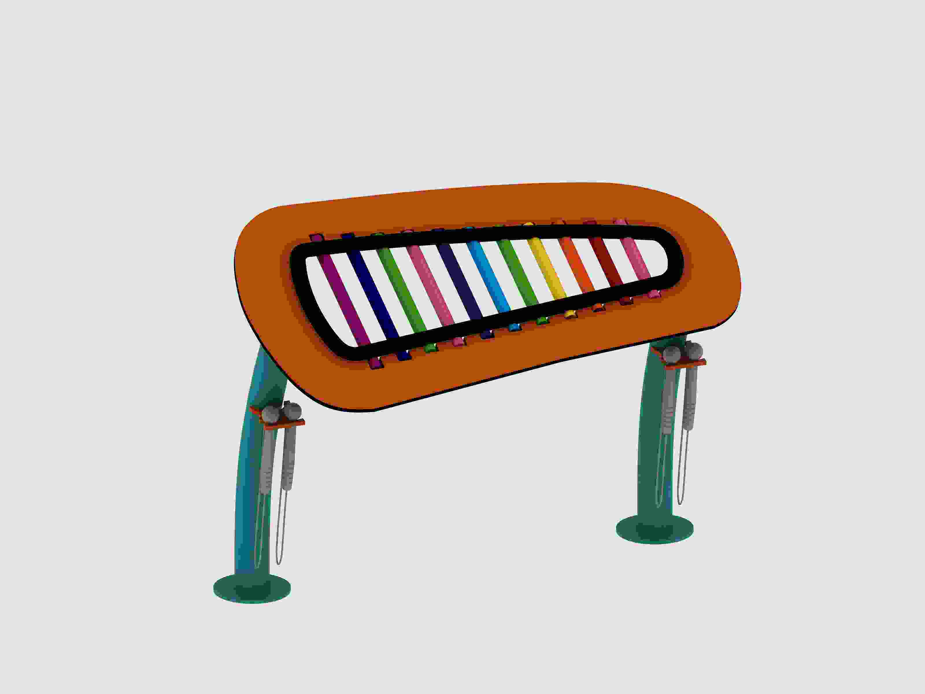 Hur förbättrar en utomhustrilofon lekplatser?