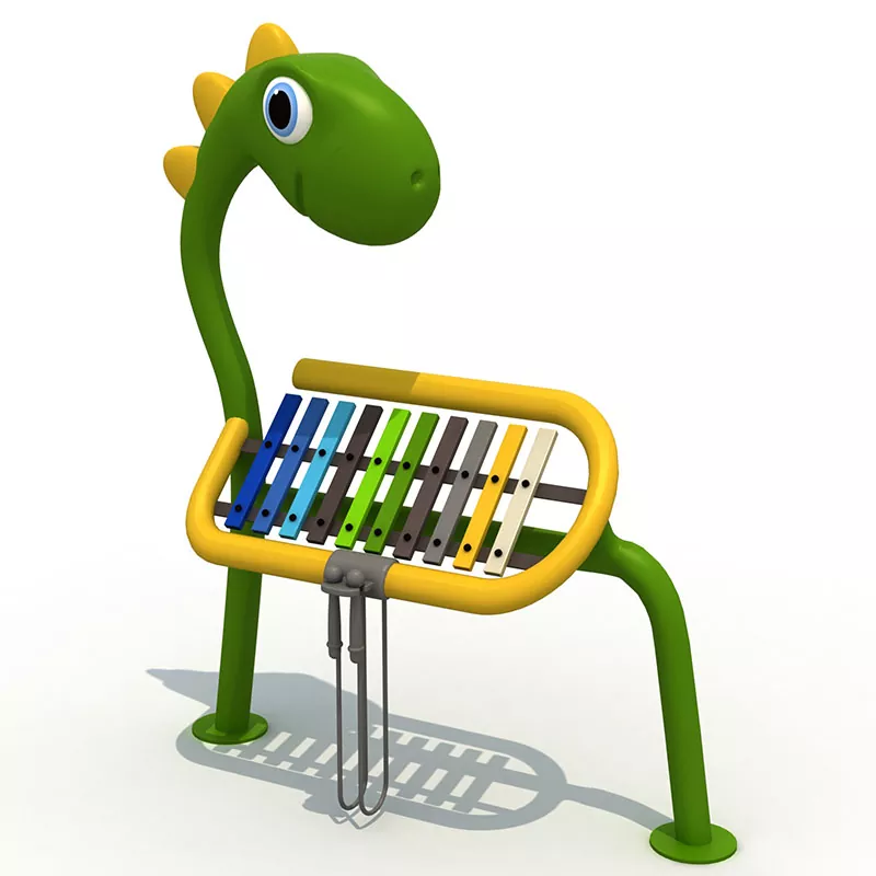 Dinosaurformad slagverk