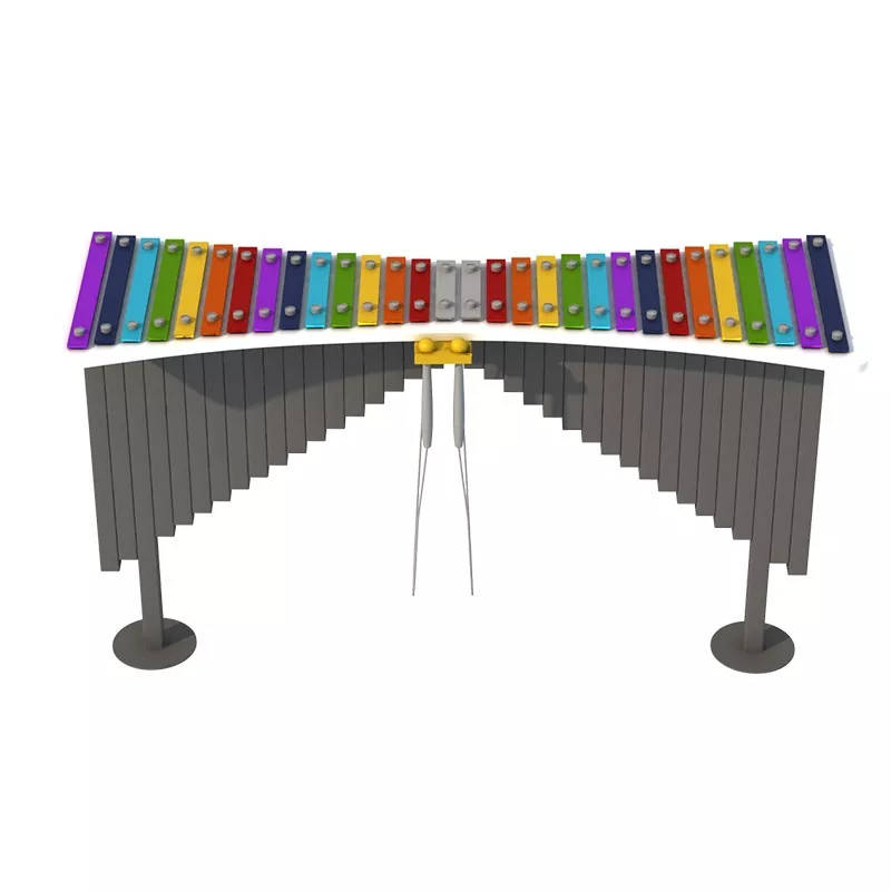 Utomhus slagverk instrument duettinstrument
