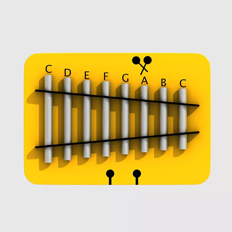 Pagoda Bells barn, dagis Kommersiella lekplats musikinstrument